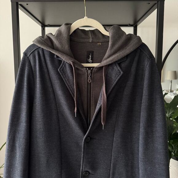 Howe 4 on the Floor Layered Jacket in Civilian Grey Hooded Men’s Size Large - Picture 2 of 9